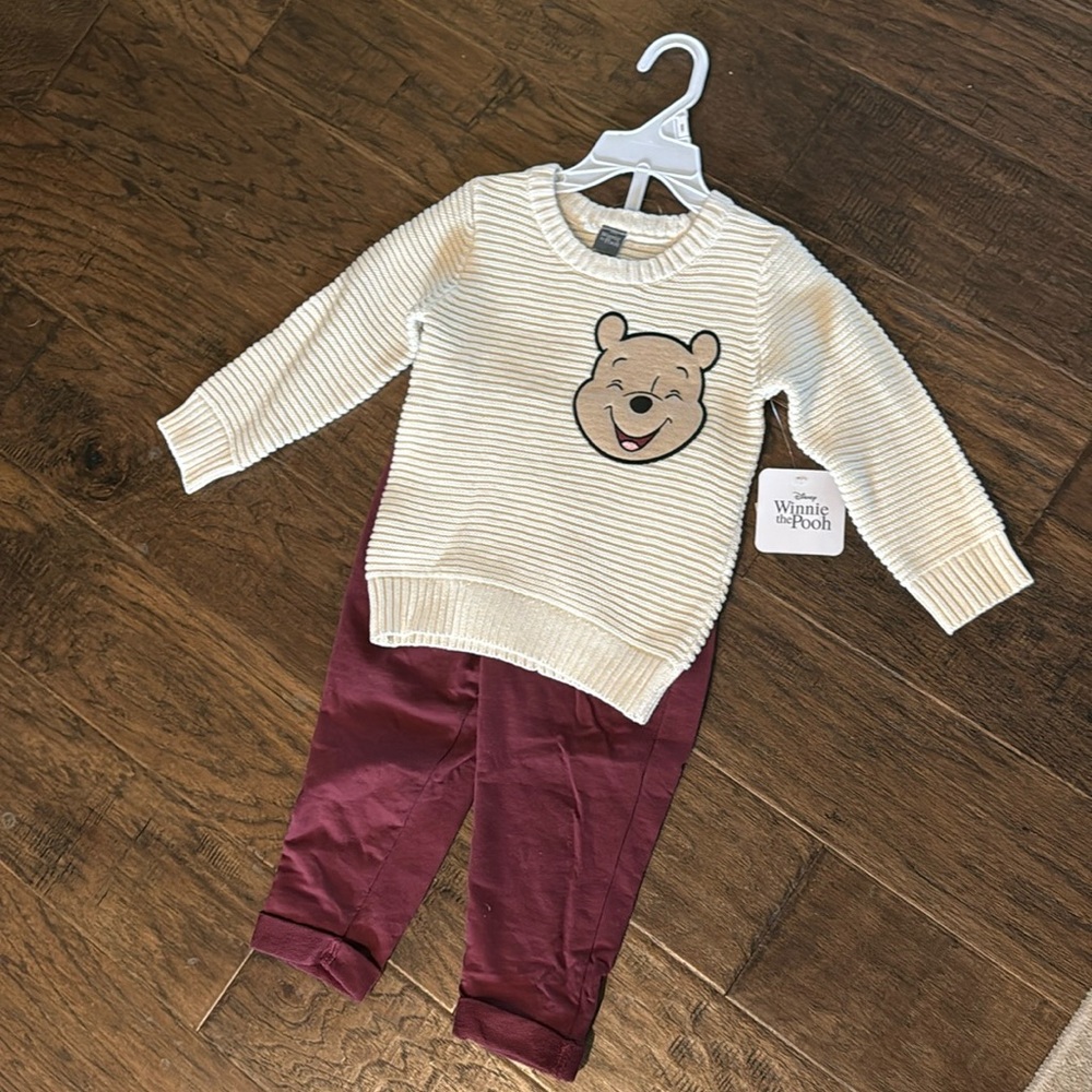 Winnie the Pooh Sweater Set (3T)